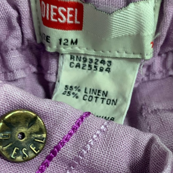 Diesel Baby 60’s style Linen Pant - Picture 5 of 9